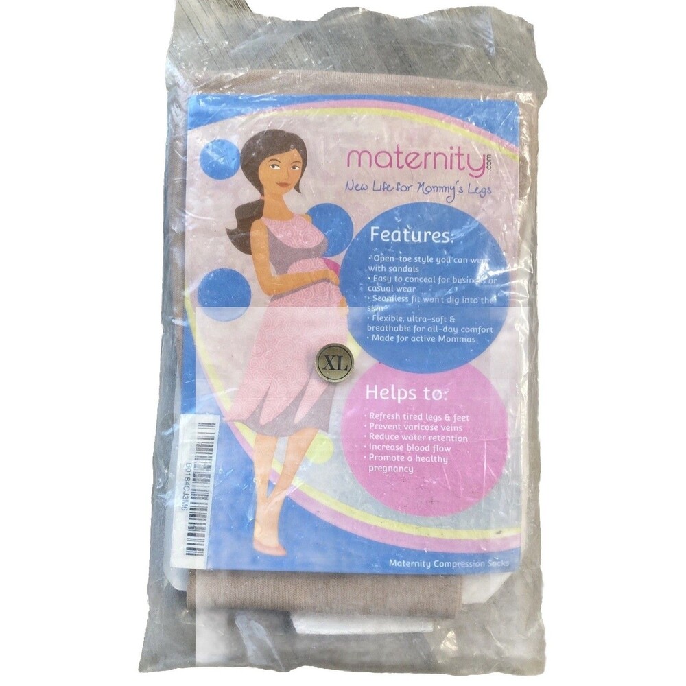 Compression Stockings Pregnancy Maternity Tired Legs Feet Veins New Size XL